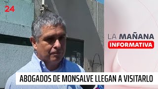 Abogados de Manuel Monsalve llegaron a visitarlo en Capitán Yáber  24 Horas TVN Chile [upl. by Seften]