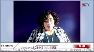 CONFERENCE BONNE MANIERE AVEC SR RENETTE 11 13 2024 [upl. by Donegan]