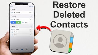 How to Restore Deleted Contacts from iPhone [upl. by Ydissak]