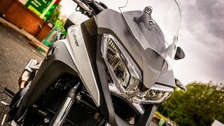 2015 Honda VFR800X Crossrunner Night Test [upl. by Eillam945]