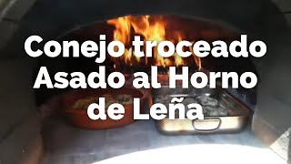 Conejo Asado al Horno de Leña  Receta Casera  Fácil y Barato [upl. by Massingill]