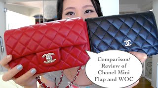 Chanel Mini flap amp WOC comparison and review [upl. by Genisia]