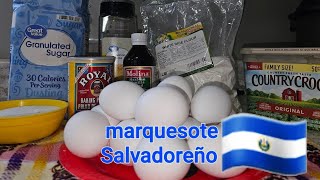 COMO HACER MARQUESOTE SALVADOREÑO [upl. by Ycinuq]