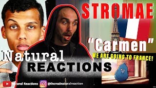 Stromae  carmen Clip Officiel AMERICAN REACTION French Electronic Hip Hop [upl. by Llerot779]