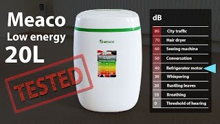 Meaco 20 L Low Energy Economical Dehumidifier Review [upl. by Mateusz757]