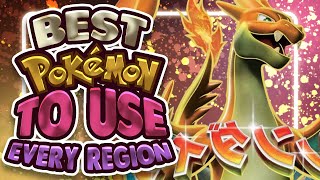 Best Pokemon to Use in Every Region [upl. by Ribble]