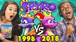 SPYRO Old vs New 1998 vs 2018  React Gaming [upl. by Bartolome]