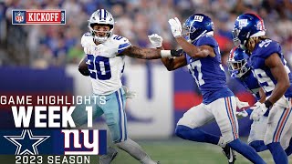 Dallas Cowboys vs New York Giants  2023 Week 1 Game Highlights [upl. by Babb547]