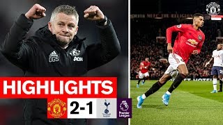 Highlights  Manchester United 21 Tottenham  Premier League [upl. by Nalor]