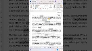 🔥Microsoft Word Amazing Tips  Select Text with Similar Formatting  msword [upl. by Eltsyrk]