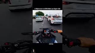 2 kawasaki ninja Zx10r vs KTM Duke 39T hyper ridetrendingviralvideoshorts [upl. by Dracir935]