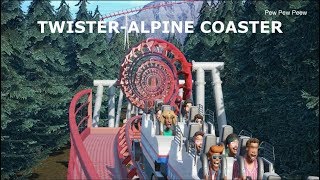 Planet Coaster TwisterAlpine RollerCoaster [upl. by Popelka]