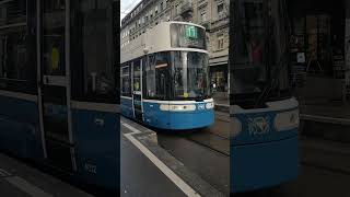 ZURICH TRAM SWITZERLAND tram train zurich switzerland [upl. by Wolgast]