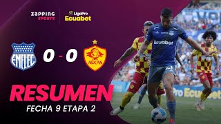 CS Emelec 0  0 SD Aucas Resumen Fecha 9  2da Etapa  LigaPro Ecuabet [upl. by Irena]