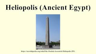 Heliopolis Ancient Egypt [upl. by Juana441]