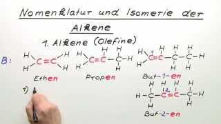 Nomenklatur und Isomerie der Alkene  Chemie  Organische Chemie [upl. by Akerehs496]