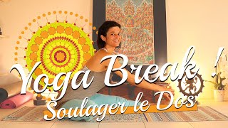 Yoga Break  Le Dos  Exercices et étirements pour soulager le dos en 15 min [upl. by Zink389]