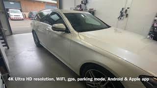 Mercedes E220d 2020 Thinkware U1000 front amp rear dash camera  PHACE Installations [upl. by Forrest]