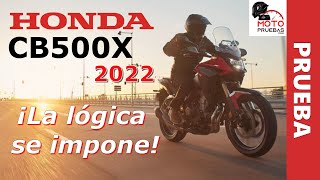 Honda CB500X 2022 Trail Aventura para el A2  Prueba opinión y review en español [upl. by Llenyl657]