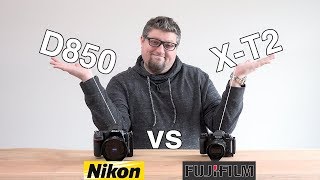 Nikon D850 vs Fuji XT2  Which One Is Better [upl. by Marley]