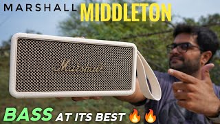 Marshall Middleton 60W Portable Speaker with Powerful BASS 🔥🔥 Complete Testing ⚡⚡ [upl. by Spear675]