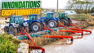 DES AGRICULTEURS VIDENT LE MARAIS  Inondations 2023 exceptionnelles en charente maritime [upl. by Stimson]