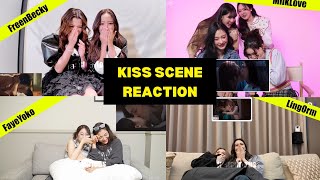 GL COUPLE KISS SCENE REACTION freenbeck fayeyoko milklove lingorm [upl. by Aieken]