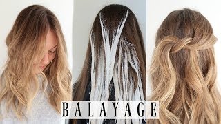 FAVORITE WAY TO BALAYAGE HAIR FT FRAMAR [upl. by Anoyek]