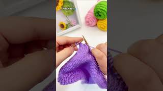 Knitting Made Easy Tricks to Master Any Patterncrochet knitting handmade shorts [upl. by Aerdnu]