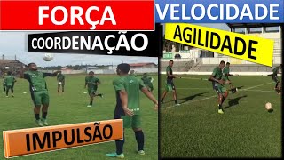 TREINOS FÍSICOS PARA FUTEBOL [upl. by Tychonn362]