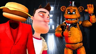 Playing Hide and Seek with FNAF Animatronics in a School in Gmod Garrys Mod RP [upl. by Berni]