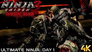 【4K】NINJA GAIDEN 3 Razors Edge  Ultimate Ninja  Day 1 [upl. by Docia78]