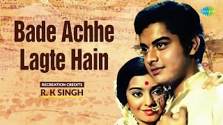 Bade Achhe Lagte Hain  R K Singh  Amit Kumar  RD Burman  Hindi Cover Song  Old Hindi Song [upl. by Ecneret]