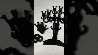 Let’s Create Western Gothic Spooky Candelabra diy gothic thelaserforeveryone [upl. by Aitan]