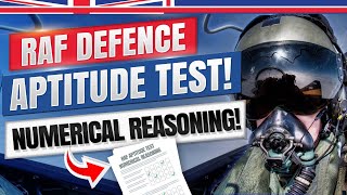 RAF DEFENCE APTITUDE ASSESSMENT NUMERICAL REASONING TEST QUESTIONS amp ANSWERS RAF Airman Test [upl. by Lynde]