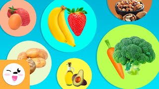 Healthy Eating for Kids  Compilation Video Carbohydrates Proteins Vitamins Mineral Salts Fats [upl. by Handal829]