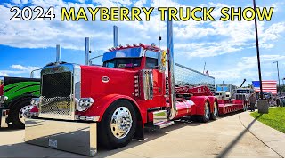 Mayberry Truck Show 2024  Custom Big Rig Trucks  September 27 2024 Mt Airy NC [upl. by Aynnek]