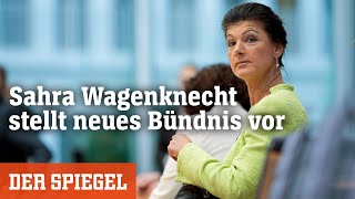 Sahra Wagenknecht tritt aus der Linkspartei aus und stellt neues Bündnis vor  DER SPIEGEL [upl. by Lorelie321]