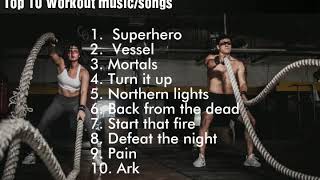 Top 10 songs for Workout Best gym songsmusic English  Workoutgym Motivation February 2019 [upl. by Fagaly945]