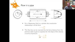 Geodynamics  Lecture 96 Pipe flow [upl. by Sergent]