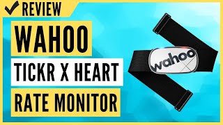 Wahoo TICKR X Heart Rate Monitor with Memory BluetoothANT Review [upl. by Jael]