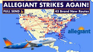 Allegiant Airs MINDBLOWING 2021 Expansion 43 New Flights [upl. by Licastro313]