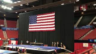 2018 level 10 Nadia Comaneci beam 9300 [upl. by Anel]