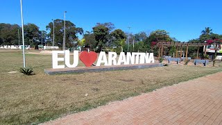 Caminhando em ARANTINA  Distrito do Município de ACREÚNA  Goiás [upl. by Henni]