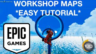 How to DOWNLOAD and PLAY WORKSHOP MAPS on Rocket League Epic Games EASIEST WAY 2021 [upl. by Ise]