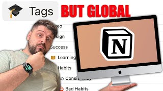 Optimize your Notion productivity Global Tags Database  Advanced Tutorial [upl. by Ahsien]