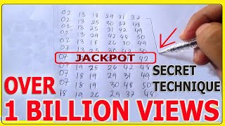 Secret Lottery Strategy to win the Jackpot and Consolation Prizes [upl. by Earaj814]