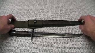 Owen Gun Bayonet Vintage Steel [upl. by Arlin]