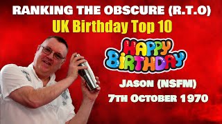 Jasons UK Birthday Top 10 7th October 1970 [upl. by Ainafetse]