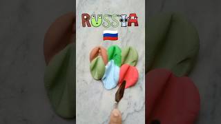 RUSSIA  COLOR MIXING colormixing alphabetlore shorts satisfying [upl. by Atoked440]